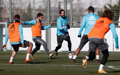 entrenamiento del real madrid