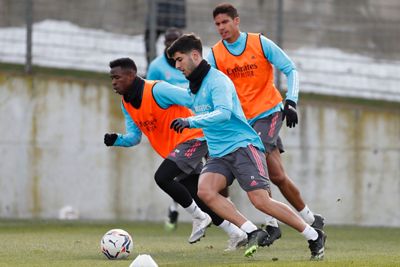 entrenamiento del real madrid