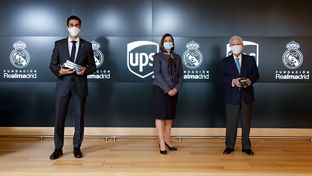 UPS renueva su colaboración con la Fundación Real Madrid por quinta temporada consecutiva