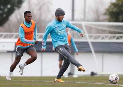 entrenamiento del real madrid