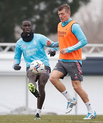 entrenamiento del real madrid