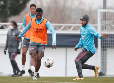 entrenamiento del real madrid