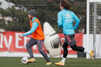 entrenamiento del real madrid
