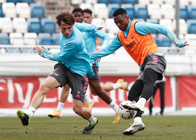 entrenamiento del real madrid