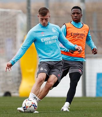 entrenamiento del real madrid