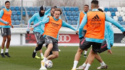El equipo sigue preparando el partido ante el Huesca
