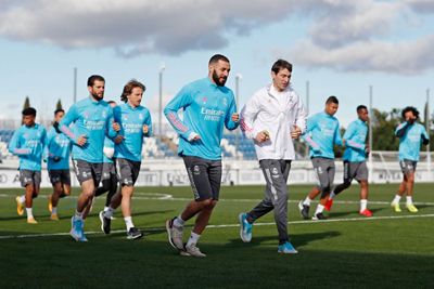 entrenamiento del real madrid