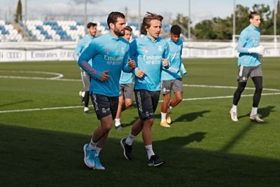 entrenamiento del real madrid