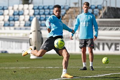 entrenamiento del real madrid