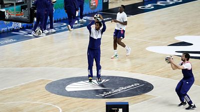 Último entrenamiento antes del debut en la Copa del Rey