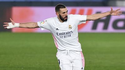 Benzema: cinco goles en los últimos cuatro partidos contra el Valencia