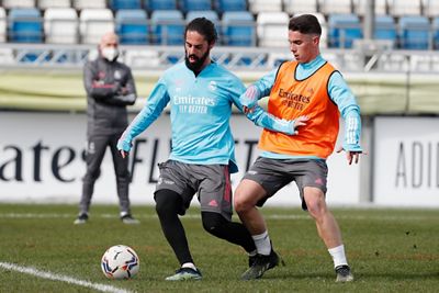 entrenamiento del real madrid