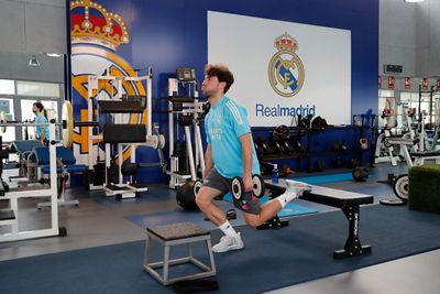 entrenamiento del real madrid