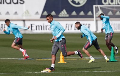 entrenamiento del real madrid