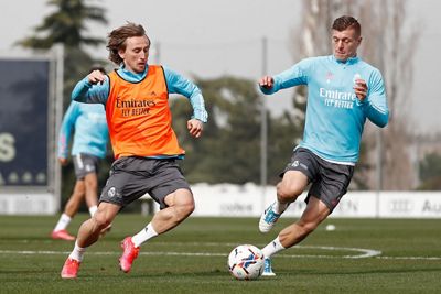 entrenamiento del real madrid