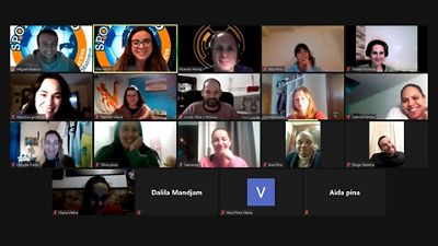 Atención telemática en las escuelas de la Fundación en Portugal