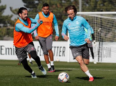 entrenamiento del real madrid