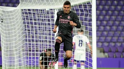 0-1: Un gol de Casemiro da la victoria en Valladolid