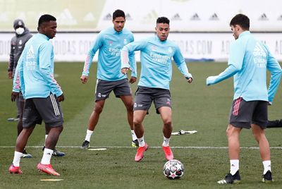entrenamiento del real madrid
