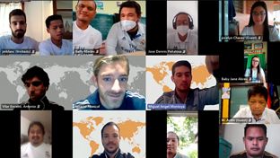 Primer encuentro online 'Foundation Match' de las escuelas de la Fundación en Asia