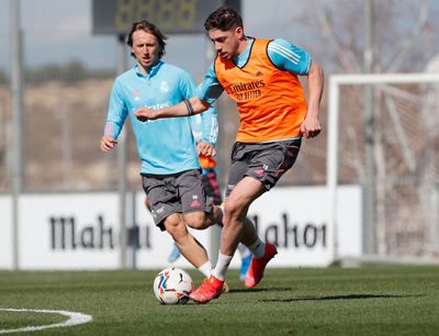 entrenamiento del real madrid