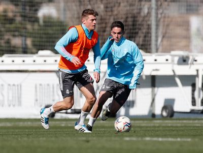 entrenamiento del real madrid