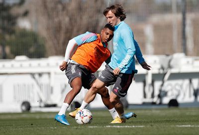 entrenamiento del real madrid