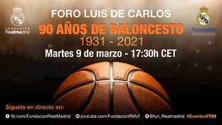 Foro Luis de Carlos online: ‘90 años de baloncesto, 1931-2021’