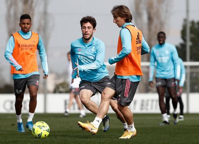 entrenamiento del real madrid