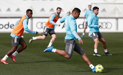 entrenamiento del real madrid