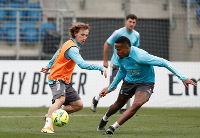 entrenamiento del real madrid