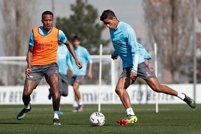 entrenamiento del real madrid