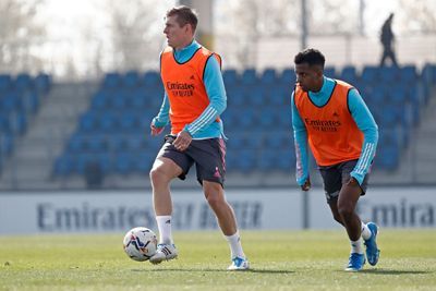 entrenamiento del real madrid