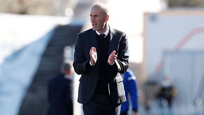 Zidane, segundo entrenador madridista con más partidos