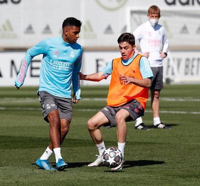 entrenamiento del real madrid