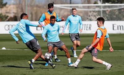entrenamiento del real madrid