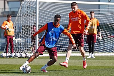entrenamiento del real madrid