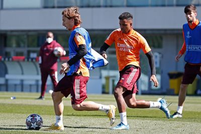 entrenamiento del real madrid