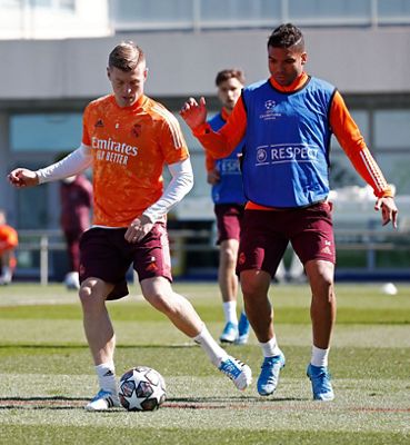 entrenamiento del real madrid