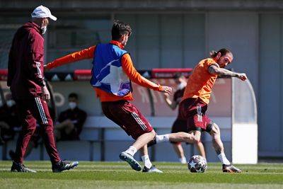entrenamiento del real madrid