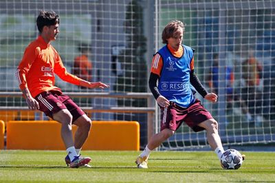 entrenamiento del real madrid