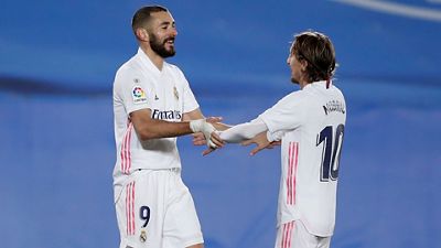 Los goles de la conexión Modric-Benzema