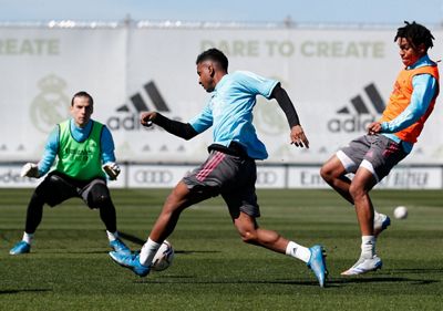 entrenamiento del real madrid