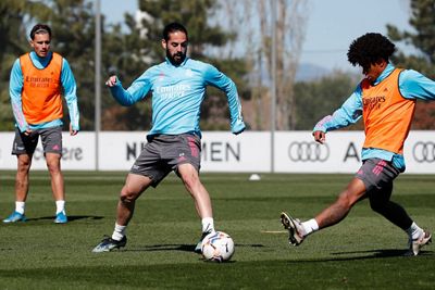 entrenamiento del real madrid