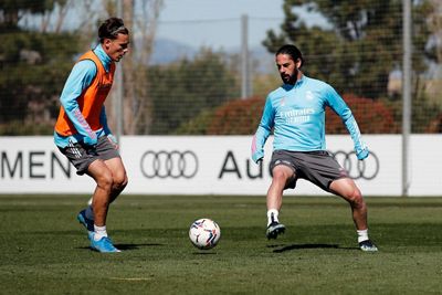 entrenamiento del real madrid