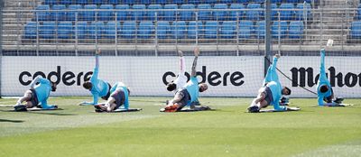 entrenamiento del real madrid