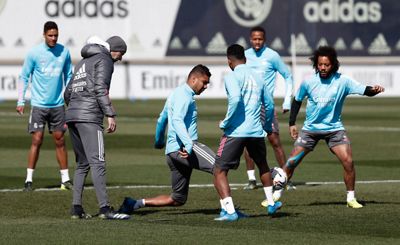 entrenamiento del real madrid