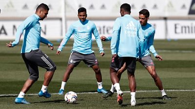 El equipo sigue preparando el partido contra el Celta