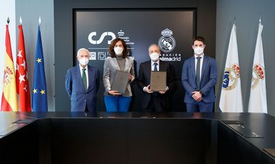 acuerdo de colaboración entre la fundación real madrid y la fundación deporte joven
