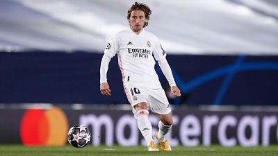Modrić, jugador de la semana de la Champions League